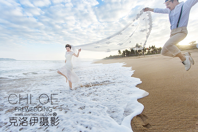 水下婚紗照的浪漫演繹