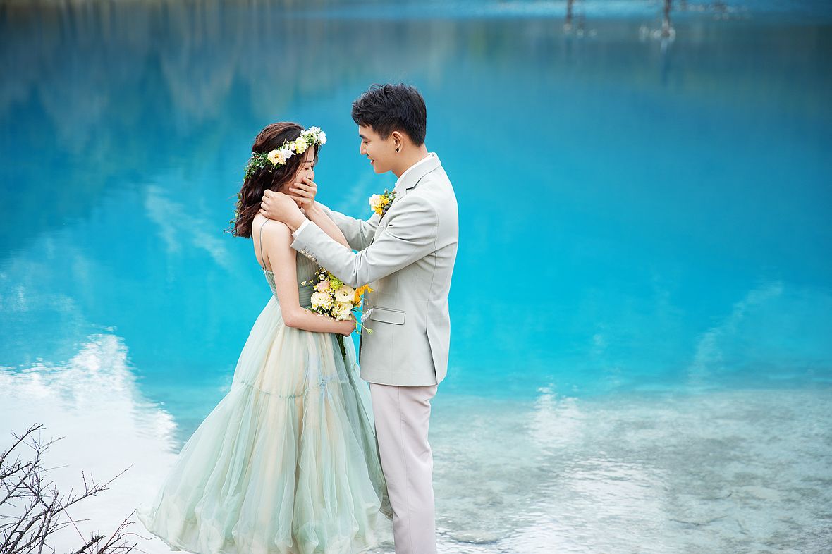 【揭秘克洛伊美學】二十期 藍月谷森系紀實婚紗照